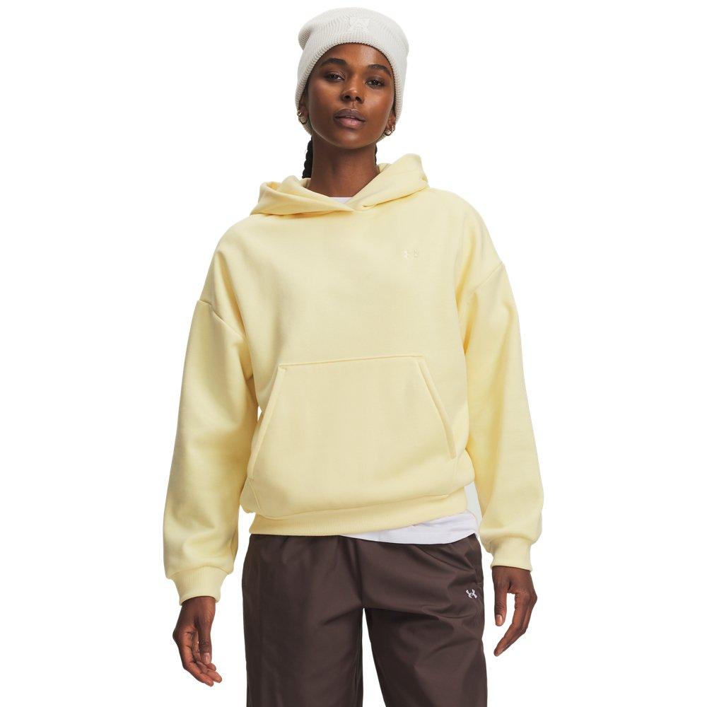 Under Armour Women's Icon Fleece Reinvented Hoodie - Yellow - YELLOW